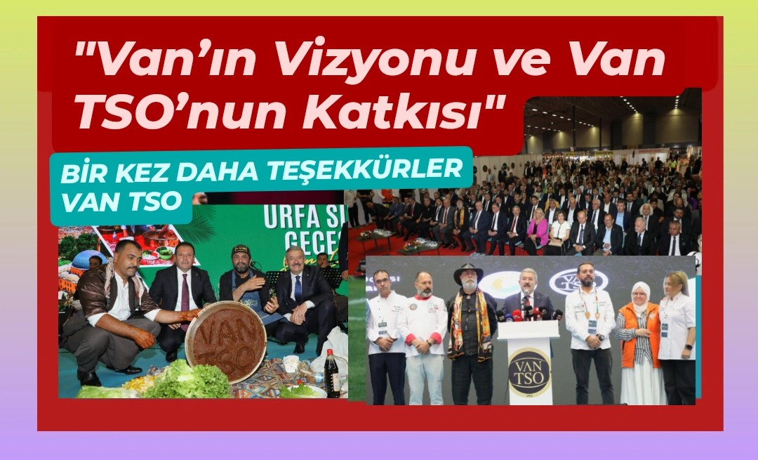 Teşekkürler Van TSO
