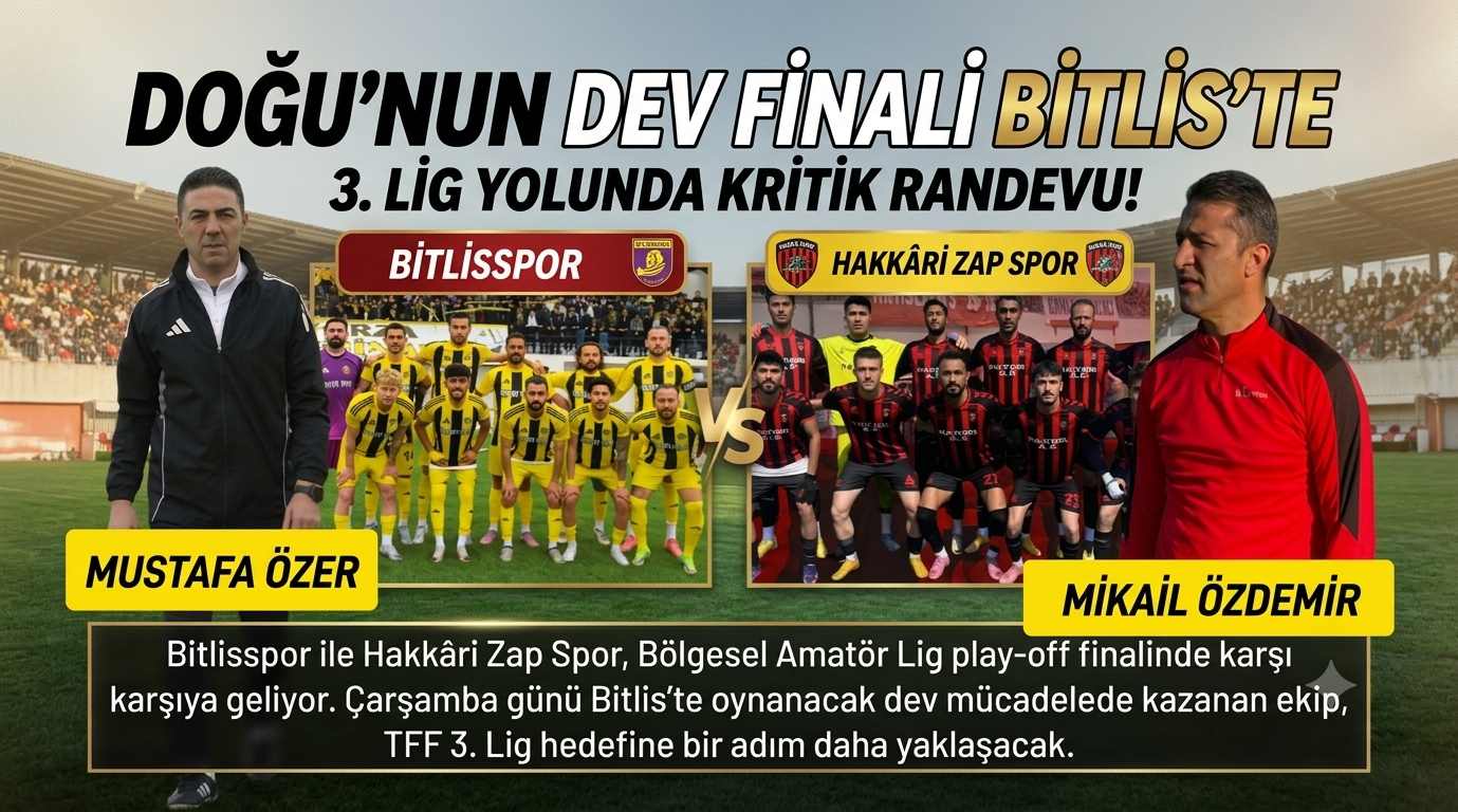 Doğu’nun Dev Finali Bitlis’te: 3. Lig Yolunda Kritik Randevu!