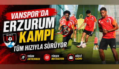 Vanspor’un Erzurum Kampı Sürüyor