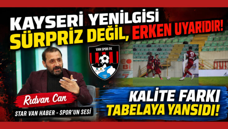 Kayseri Yenilgisi Sürpriz Değil, Erken Uyarıdır!