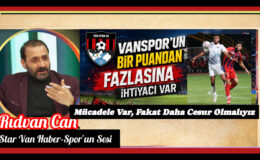Vanspor’un Bir Puandan Fazlasına İhtiyacı Var