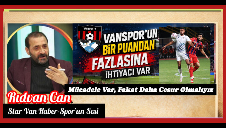 Vanspor’un Bir Puandan Fazlasına İhtiyacı Var