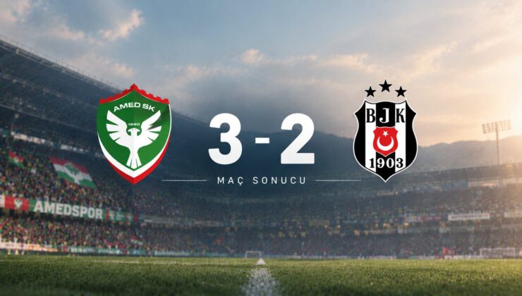 Amedspor, Beşiktaş’ı 3-2’lik Skorla Geçti