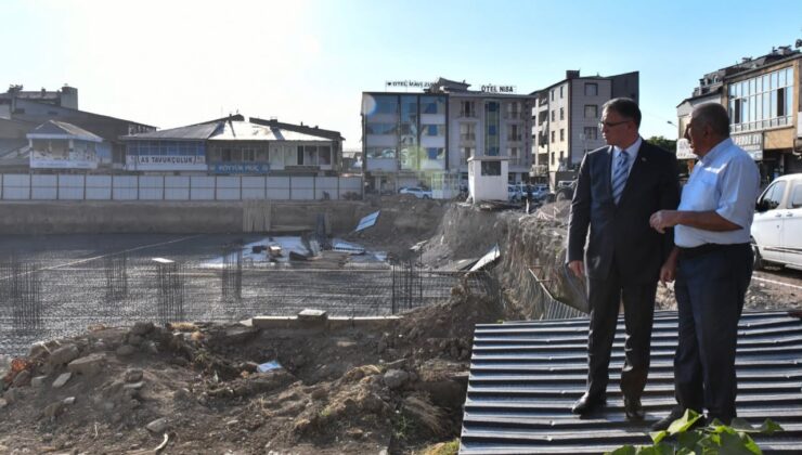 Van Büyükşehir Belediyesinden Kent Merkezine Yeni Bedesten Çarşısı