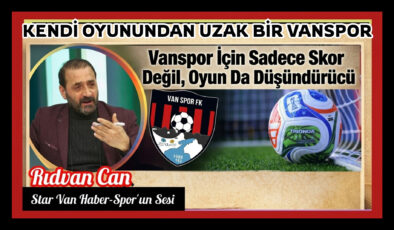 Vanspor İçin Sadece Skor Değil, Oyun Da Düşündürücü