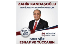 Van Ticaret ve Sanayi Odası Başkan Adayı İş İnsanı Zahir Kandaşoğlu