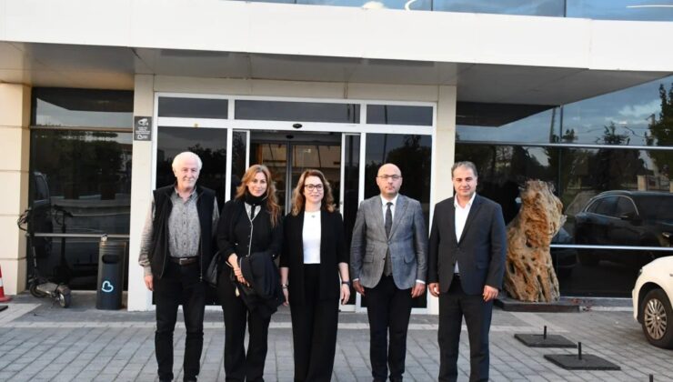 TİMBİR heyetinden Türkiye Kent Konseyleri Birliği Başkanı Özden’e ziyaret