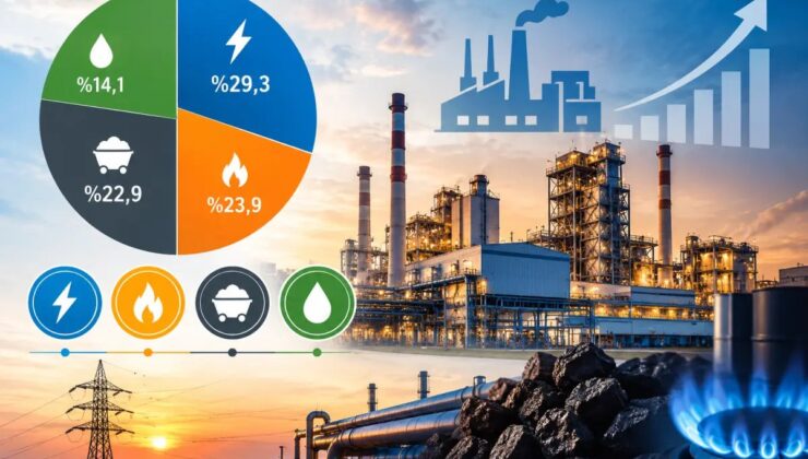 Sanayide enerji tüketiminin lideri elektrik oldu