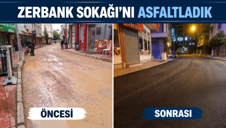 İpekyolu Belediyesi Zerbank Sokak’ı asfaltlayarak Halkın Hizmetine Sundu