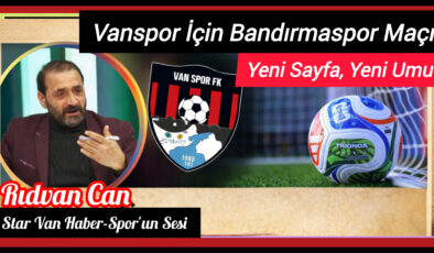 Vanspor İçin Bandırmaspor Maçı: Yeni Sayfa, Yeni Umut