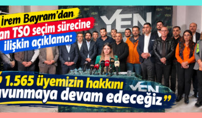 İrem Bayram’dan Van TSO seçim sürecine ilişkin açıklama: “1.565 üyemizin hakkını savunmaya devam edeceğiz”