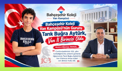 Bahçeşehir Koleji Van Kampüsü’nün Gururu Tarık Buğra Aytürk, Van İl Birincisi Oldu