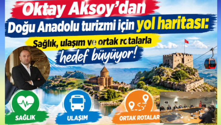 Oktay Aksoy’dan Doğu Anadolu turizmi için yol haritası: Sağlık, ulaşım ve ortak rotalarla hedef büyüyor!