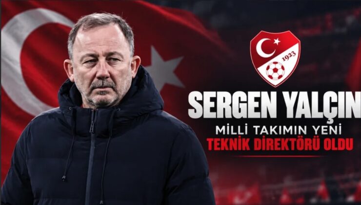 A Milli Takım’da Sergen Yalçın dönemi başlıyor