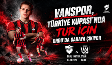 Vanspor, Türkiye Kupası’nda Tur İçin Ordu’da Sahaya Çıkıyor