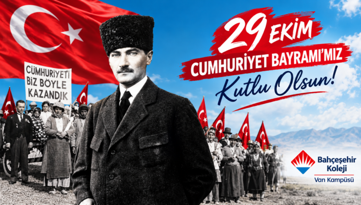 Bahçeşehir Koleji Van Kampüsü’nden 29 Ekim Cumhuriyet Bayramı Kutlaması